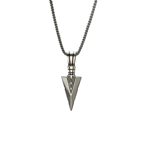 Kunai κολιέ ανοξείδωτο ατσάλι ασημί/χρυσό