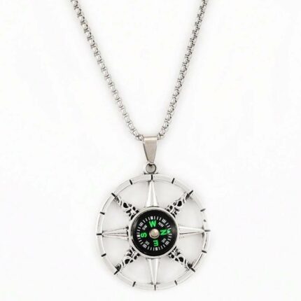Κολιέ με σχέδιο πυξίδα