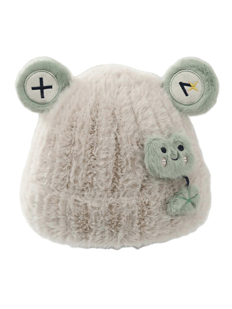 Παιδικό σκουφάκι με σχέδιο βάτραχο