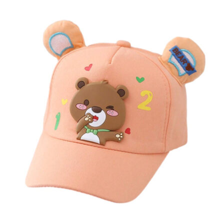 3d καπέλο παιδικό με αυτάκια αρκουδάκι