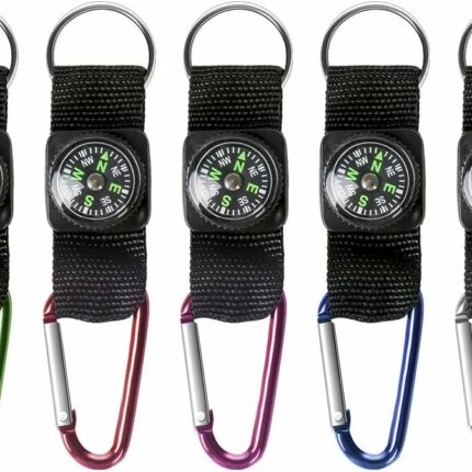 Κρίκος carabiner με πυξίδα μικρός