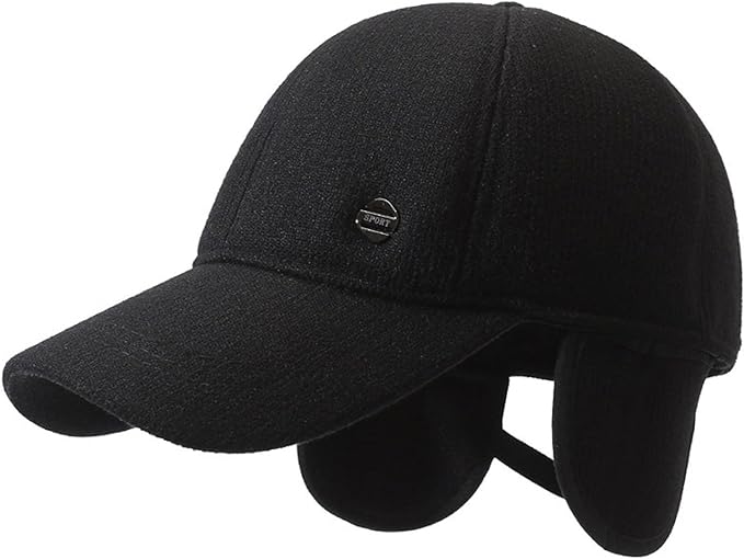 Μάλλινο καπέλο με κάλυμμα για τα αυτιά