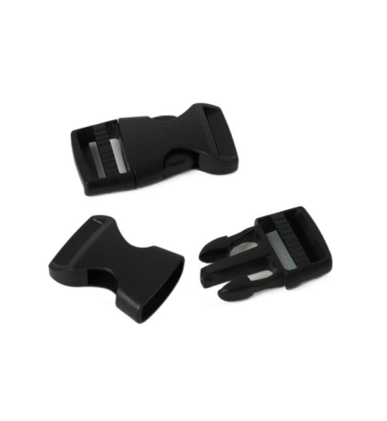 Κούμπωμα μικρό πλαστικό μαύρο με κλιπ ασφαλείας