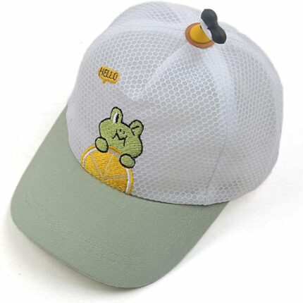 Παιδικό καπέλο με δίχτυ και σχέδιο βάτραχο