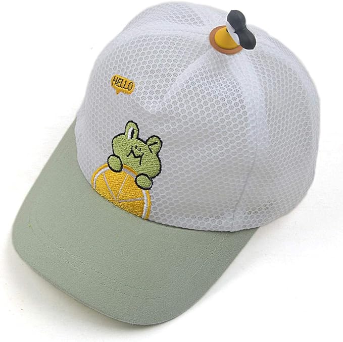 Παιδικό καπέλο με δίχτυ και σχέδιο βάτραχο