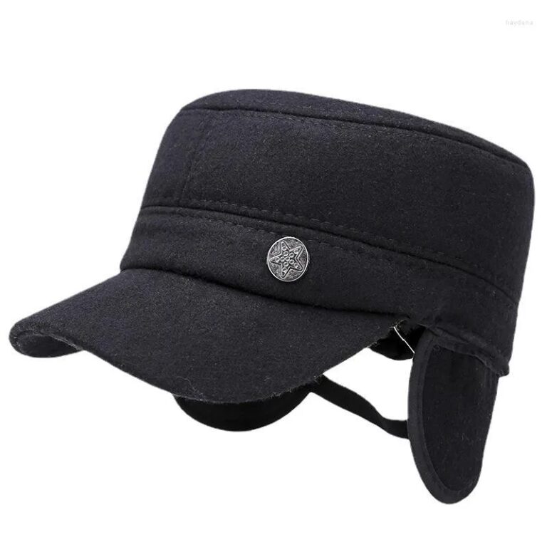 Καπέλο με γείσο και κάλυμμα μαύρο