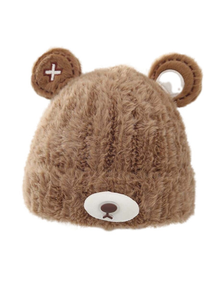 Σκουφάκι με σχέδιο αρκουδάκι παιδικό