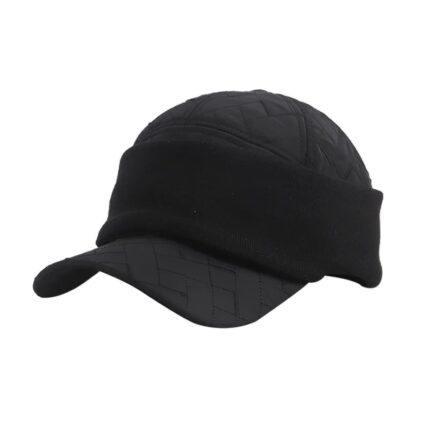 Καπέλο με μοτίβο μαύρο/χακί