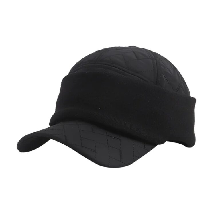 Καπέλο με μοτίβο μαύρο/χακί