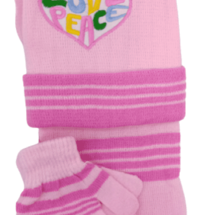 Σετ παιδικό κασκόλ/γάντια/σκουφί