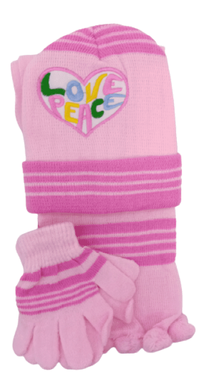 Σετ παιδικό κασκόλ/γάντια/σκουφί