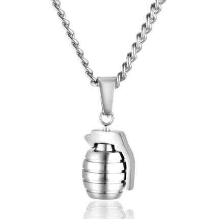 Κολιέ σε σχήμα χειροβομβίδας