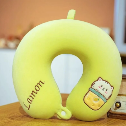 Μαξιλάρι ταξιδιού cat σχήμα u memory foam