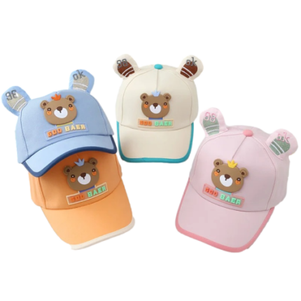 Παιδικό καπέλο με σχέδιο αρκουδάκι 98'