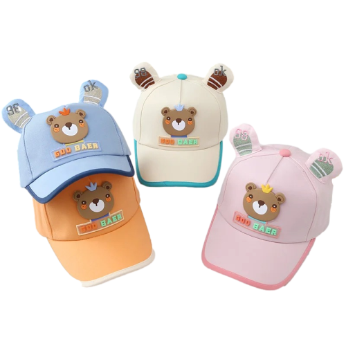 Παιδικό καπέλο με σχέδιο αρκουδάκι 98'